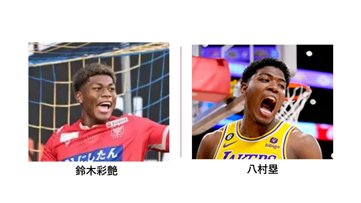 鈴木 彩艶・八村塁